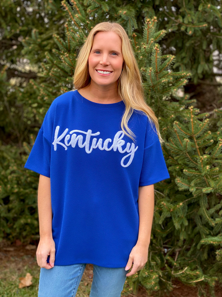 Kentucky Puff Embroidered Tee