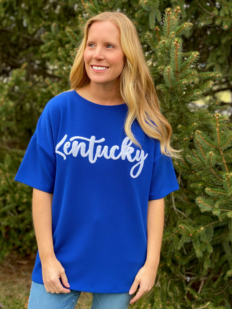 Kentucky Puff Embroidered Tee