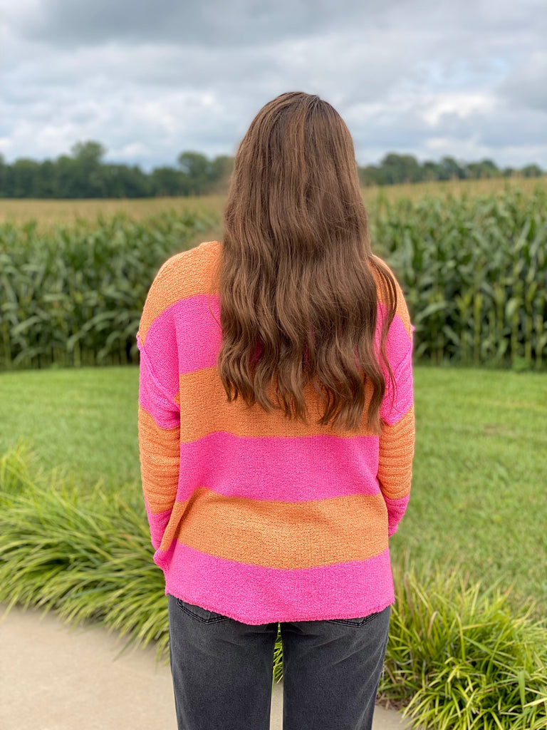 Citrus Stripe Sweater