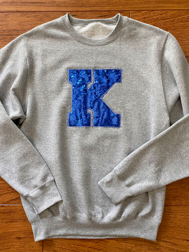 K Sequin Sweatshirt