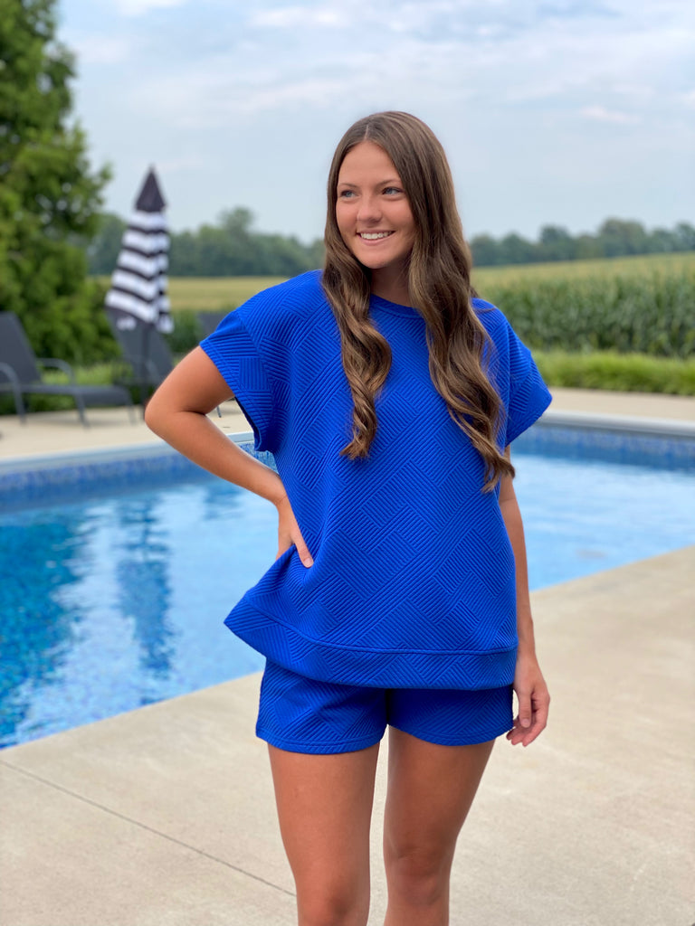 Just Relax Royal Blue Top