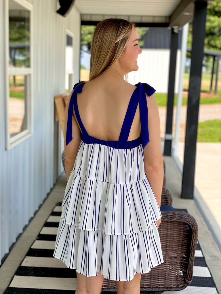 Look This Way Striped Dress