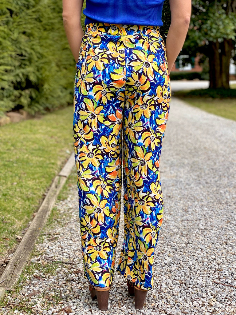 Stop and Stare Floral Pants